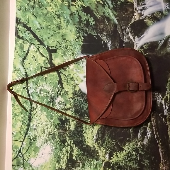 NWOTVintage1907 Great Seal of the state of Oklahoma Leather Messenger Laptop Bag - Picture 3 of 6